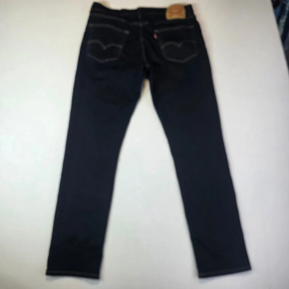Levis 511 Slim Fit Jeans Mens 36x31 Dark Indigo Blue Denim Pants 04511-1652